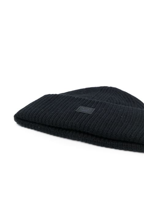 beanie small face logo unisex nero ACNE STUDIOS | C40270900